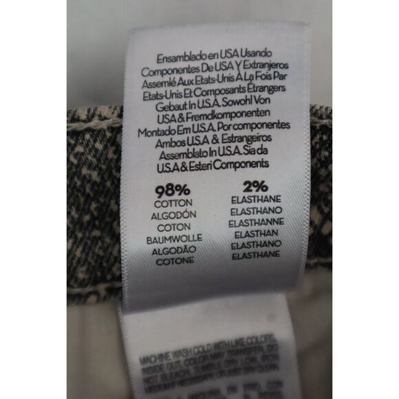 Mother 10897-1608 Womens Sz 29 Boa Babe Snake Print The Hustler Flood Jeans - Picture 7 of 14